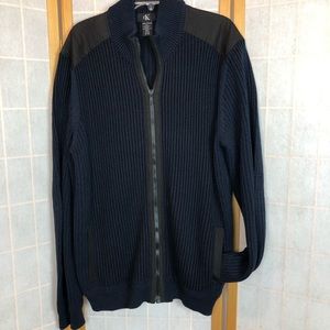Calvin Klein Zip Up Sweater